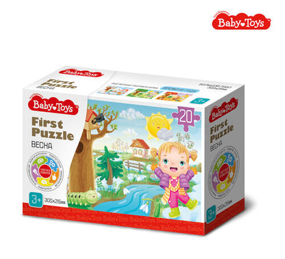 Пазл Premier Puzzle "Времена года. Весна" (20 эл) Jouets Pour Bébé