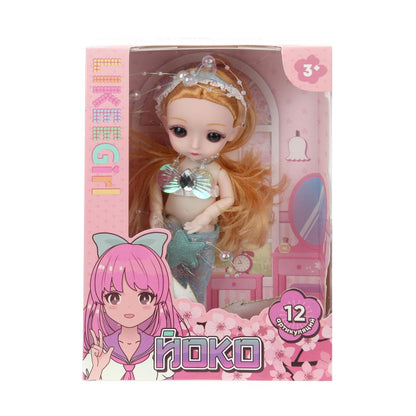 Кукла Аниме русалка 15 см, в кор. COMME UNE FILLE dans кор.2*84шт