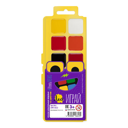 L'accumulateur "Лео" "Играй" est moyen, sans кисти LPW-0112 12 цв. . LPW-0112