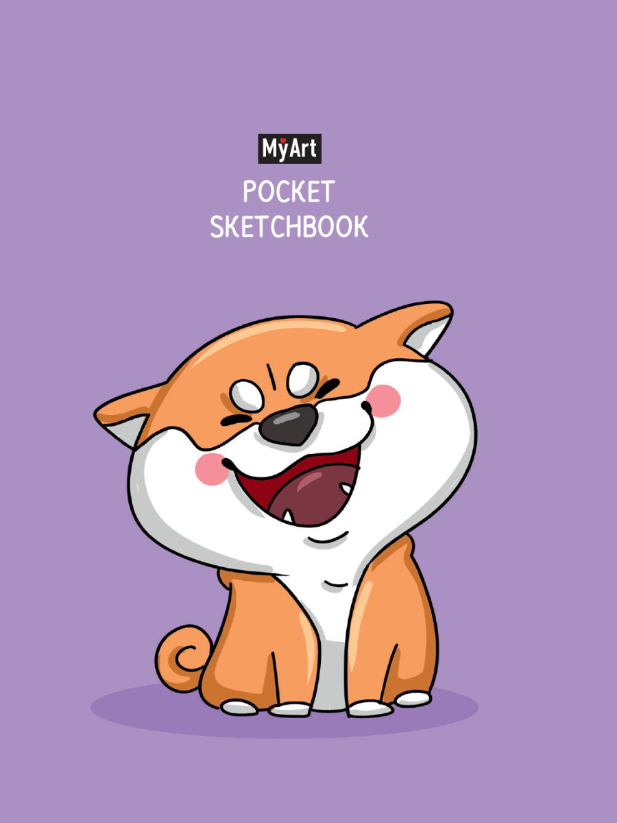 Mon Art. Poche СКЕТЧБУК. СИБА-ИНУ