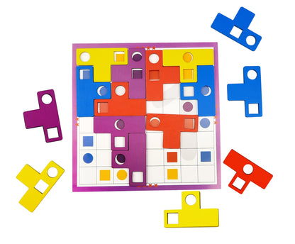 Игра головоломка деревянная "Занимательный квадрат"