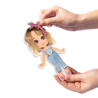 Игра магнитная "Одевашки. Модная девчонка. Ксюша". Серия Магнитные истории (европодвес, 2х8шт) арт.0