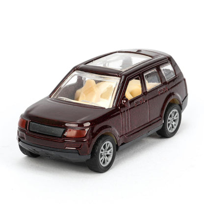 Машина металл land rover range rover, размер 7,5 см, инерция, блистер - в кор.2*288шт