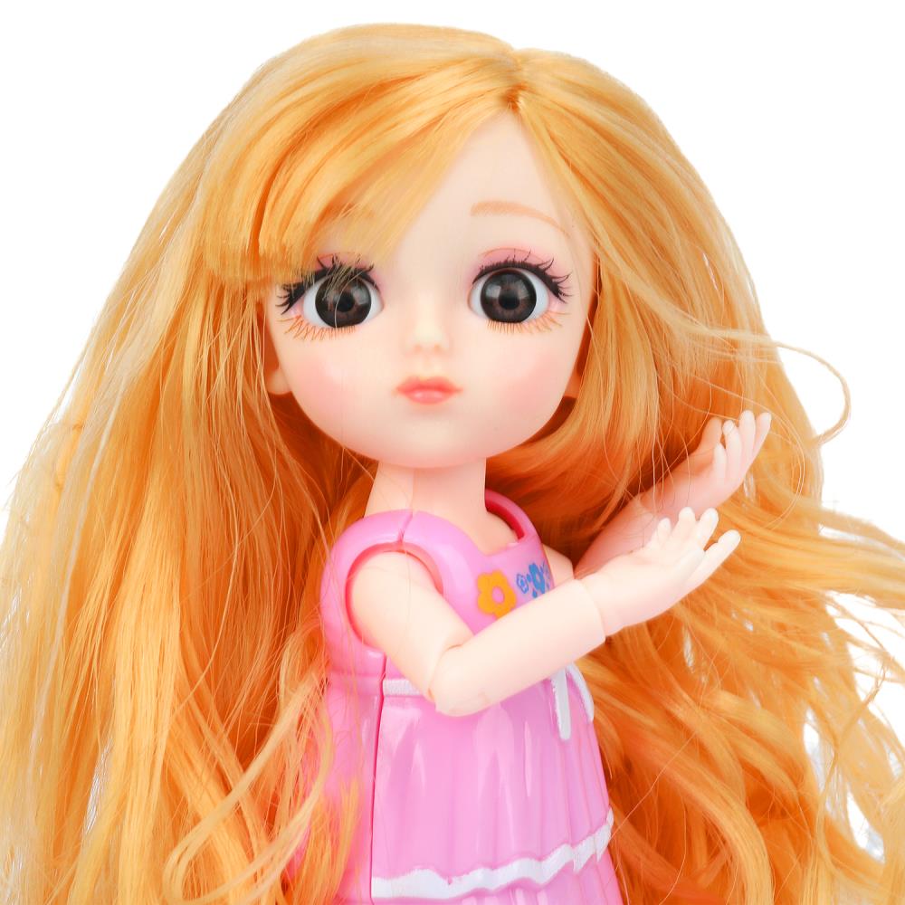 Кукла 15 см, Аниме, аксессуары 2шт, в пакете LIKEE GIRL в кор.2*144шт