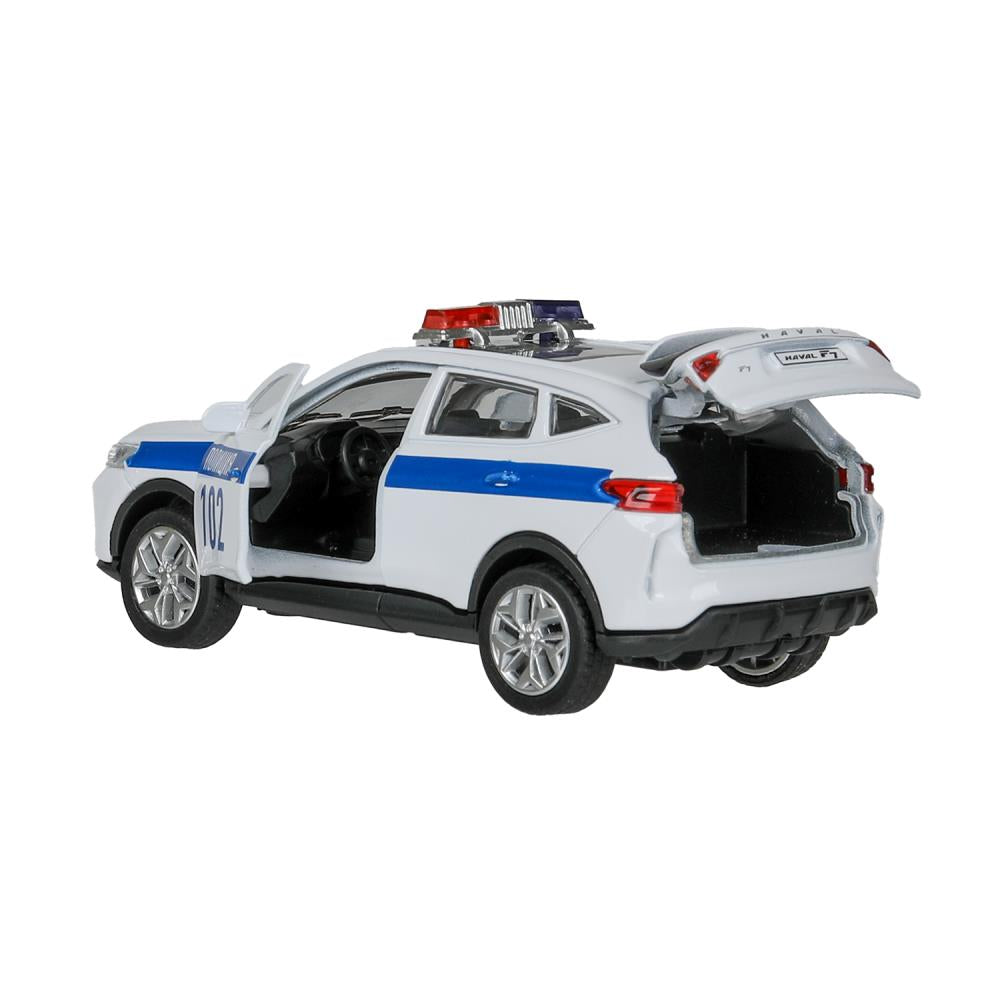 Машина металл haval f7 ПОЛИЦИЯ, свет-звук, 12,5 см, белый Технопарк в кор.2*36шт