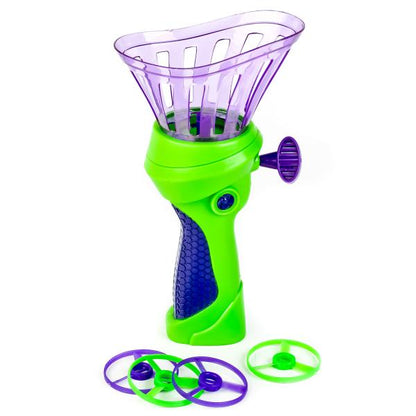 Игрушка Вертушка ловушка с запуском, 4 кольца, в ассорт. 154P в пласт. в дисплее уп-12шт в кор.4*2уп