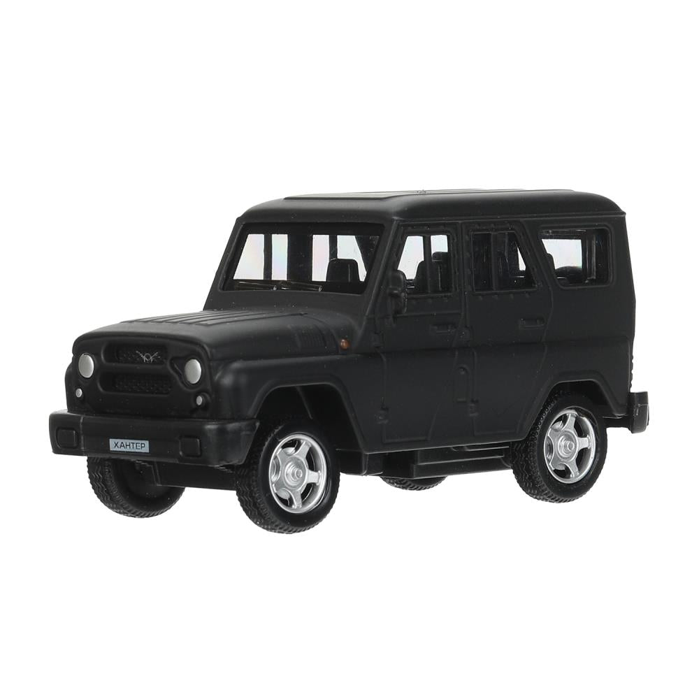 Machine en métal UAZ ХАНТЕР 10,5 cm, inertie, МАТОВЫЙ noir, cor. Parc technologique dans le cor.2*36шт