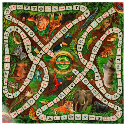 Джумагия. Настольная игра-ходилка квадрат. 40 cartes. 250х250х55mm. Умные игры в кор.10шт