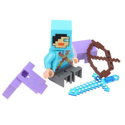 Figurine de constructeur pour mon monde avec accessoires, maîtres de l'époque, en cor.120