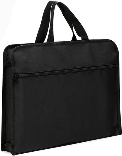 Porte-document A4 en tissu noir, 63753noir