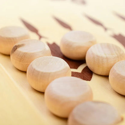 ИГРА НАСТОЛЬНАЯ "НАРДЫ" ДЕРЕВЯННЫЕ (ПОЛЕ 40СМ Х40СМ) en cor.10шт