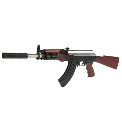 Автомат (п) с лазер. прицелом, съемный приклад 999-5 в пак. в кор.2*24шт