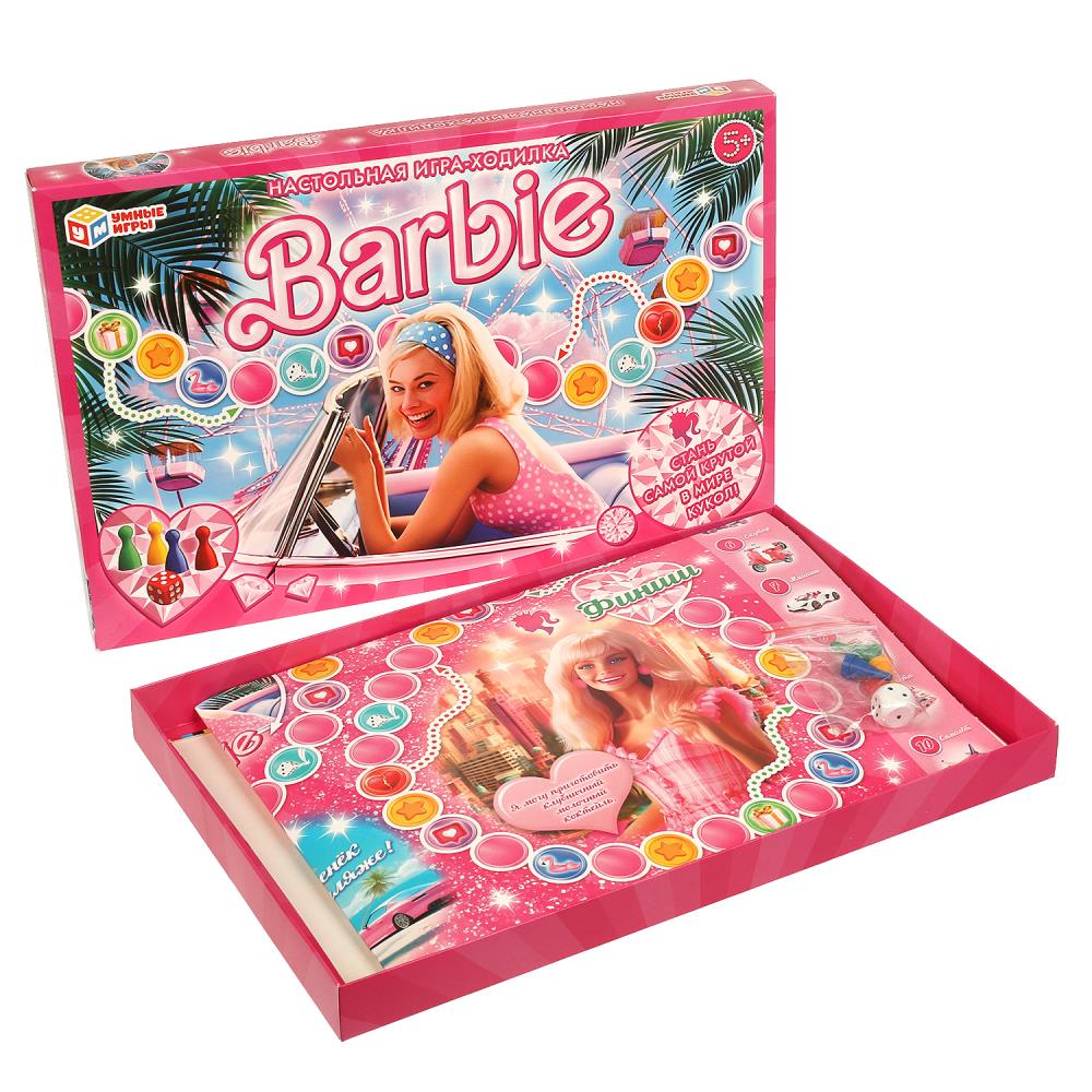 Barbie. Настольная игра-ходилка. 217х330х27 mm. Умные игры в кор.20шт