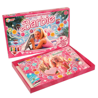 Barbie. Настольная игра-ходилка. 217х330х27 mm. Умные игры в кор.20шт