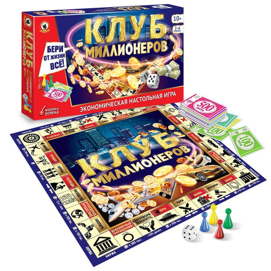 Игра экономическая "Клуб миллионеров" арт.04031 (Стиль)