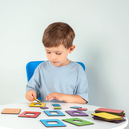 Игра настольная деревянная "Досочки Сегена" №1 (18 эл) Far far land Wood