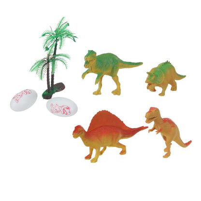 Jeux en plastique de 4 dinosaures en paquet d'IBM ВМЕСТЕ en cor.2*192