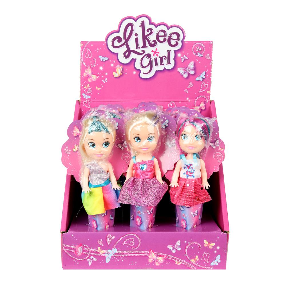Кукла 12 см, в дисплее LIKEE GIRL уп-9шт в кор.48уп
