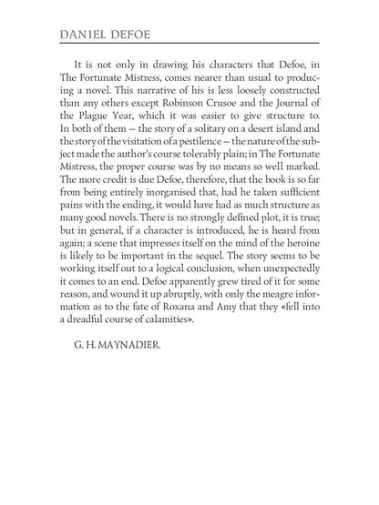 Roxana: The Fortunate Mistress = Роксана: Счастливая хозяйка: на англ.яз