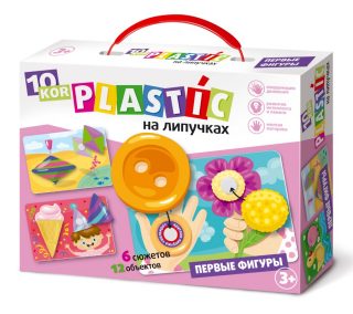 Пластик на липучках "Первые фигуры" 10KOR PLASTIC