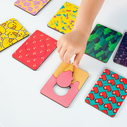 Игра настольная деревянная "Досочки Сегена" №3 (18 эл) Far far land Wood