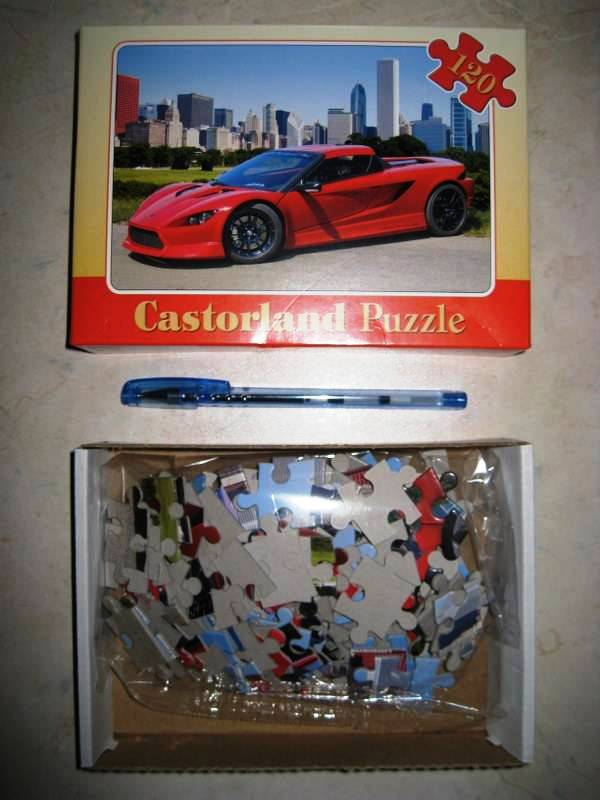 Castorland. Пазл 120 MIDI арт.В-12480 "Машина К-1 Attack" (плотная коробка)