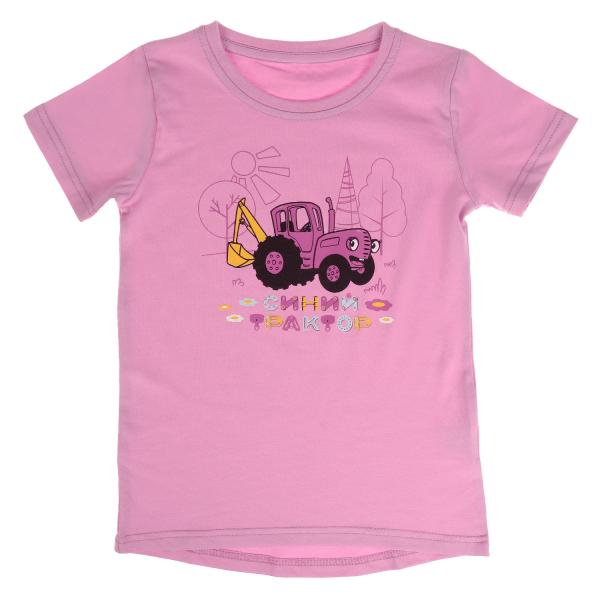 Футболка c коротким рукавом СИНИЙ ТРАКТОР р-р110 RIKI KIDS в кор.50шт