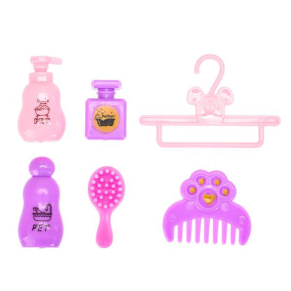Jeu avec des pièces et des accessoires en plastique (4 pièces et 9 pièces) en forme de cor.2*144 pouces