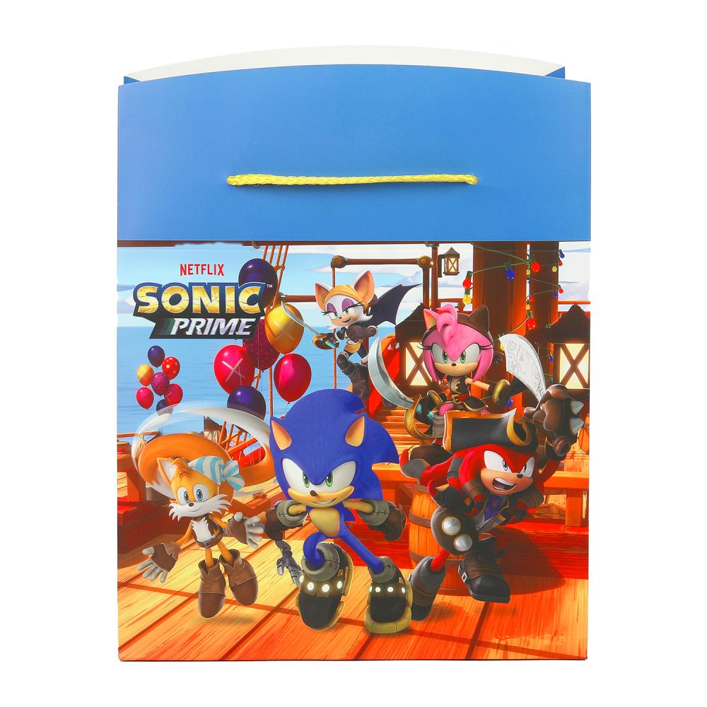 Пакет-коробка Sonic Соник m, 23*20*13 см ЧУДО ПРАЗДНИК в кор.8*12шт