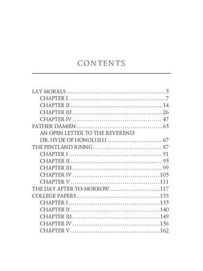 Moralité laïque et autres documents I = Коллекция эссе: на англ.яз. Stevenson RL