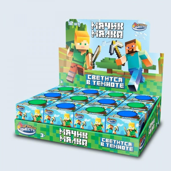 Игрушка мялка мяч неоновый 6см, цвета в асс., affichage Супер Жим уп-12шт в кор.8уп