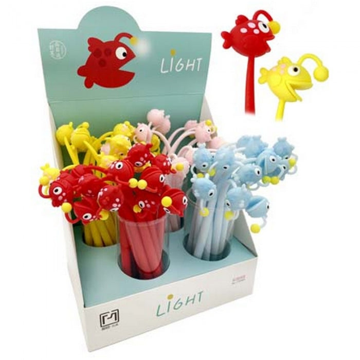 Intelligent. Z20085 "Рыбка-удильщик" (син) 0,5мм, игольчатый стержень