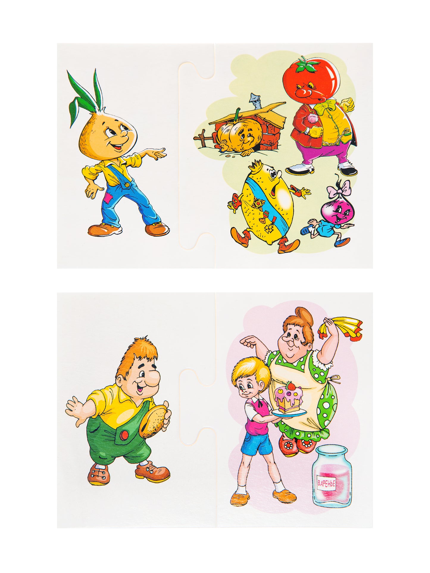 Игра обучающая. Половинки "Где моя сказка?"