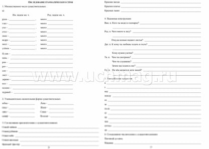 Речевая карта (Формат А4, обложка - офсет 120, цветная, блок - бумага офсетная 65 гр.) 40 стр.