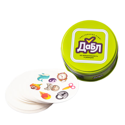 ИГРА НАСТОЛЬНАЯ "ДАБЛ" в кор.24шт