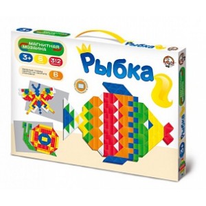 ДК.Мозаика магнитная "Рыбка" 312 эл арт.01652