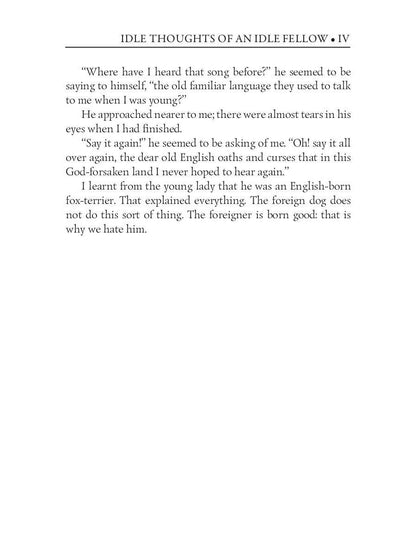 Idle Thoughts of an Idle Fellow IV = Праздные мысли праздного человека IV: на англ.яз