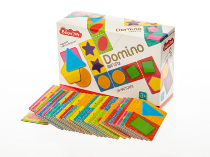 Домино "Фигуры" Baby Toys в кор.10шт