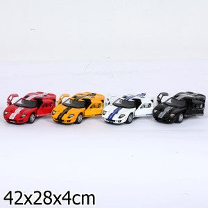 Machine en métal. инерц. FORD gt 1:36 открыв. двери, в ассорт. Dans l'écran Kinsmart уп-12шт в кор.2*6уп