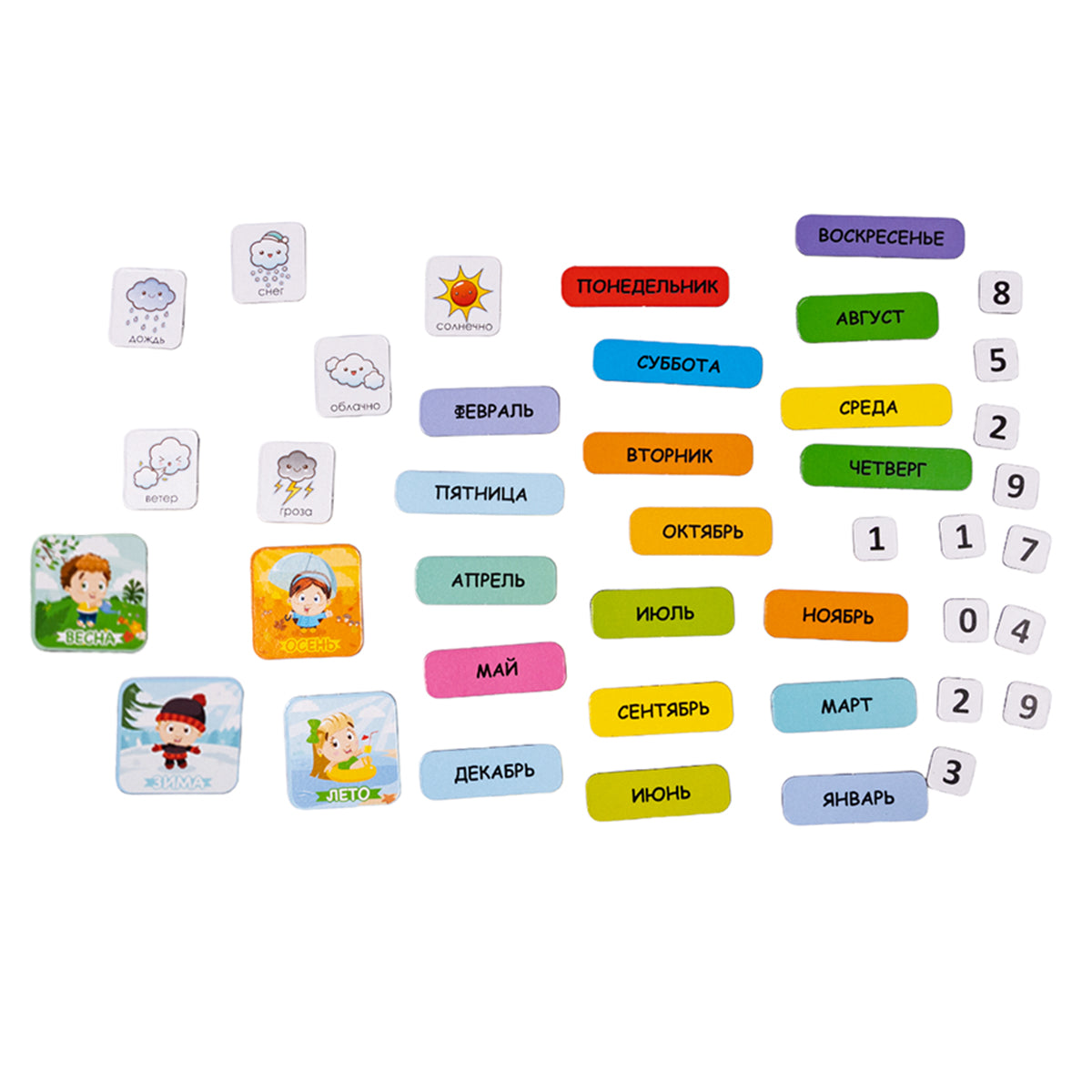 Магниты "Мой календарь". Серия Магнитные истории (европодвес)