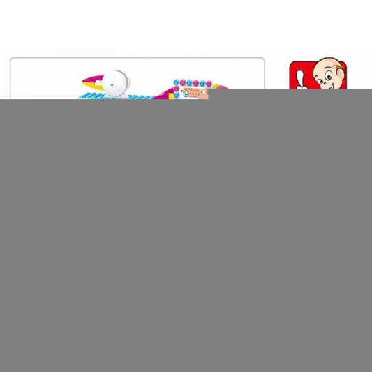 КОНСТРУКТОР ПЛАСТ. ЛЕТНЕЕ КАФЕ С ФИГУРКАМИ, 257ДЕТ. В РУСС. КОР. 38*28,5*6,7СМ в кор.16шт