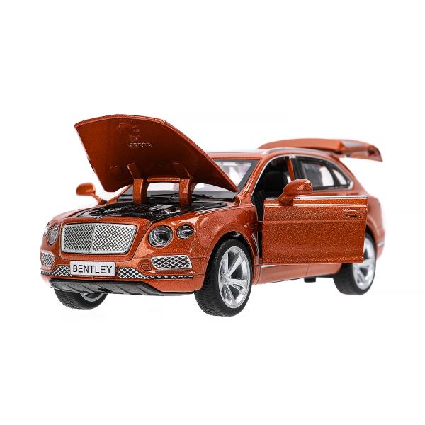 Машина металл свет-звук bentley bentayga, 15,1 см, двери, капот, инерция Технопарк в кор.2*24шт