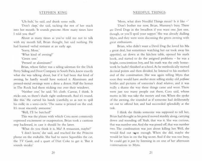 Needful Things (Stephen King)