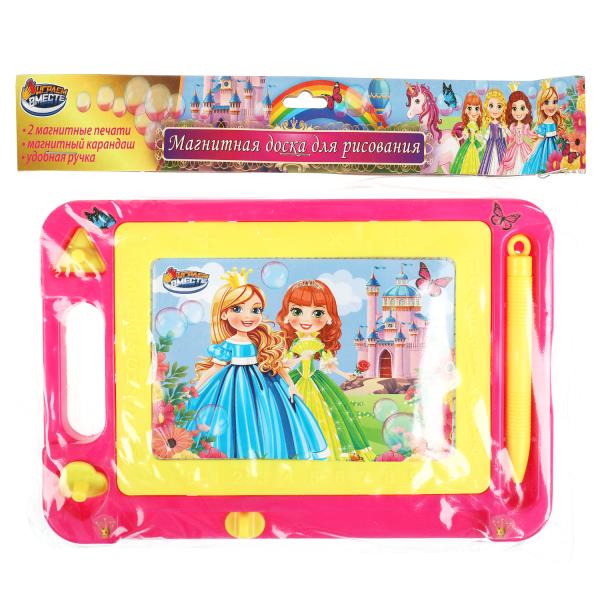 Cadeau pour le voyage de princesse, aimant, ч/б, 22*19см, ИГРАЕМ ВМЕСТЕ в кор.2*100шт