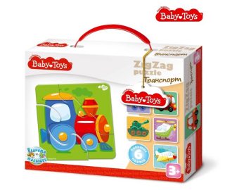 Пазлы макси ЗИГЗАГ "Транспорт" 18 элементов BABY TOYS