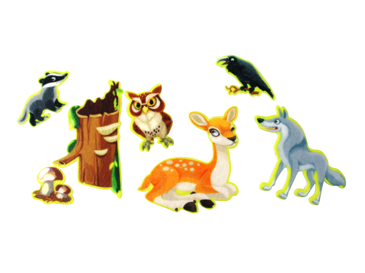 Набор из фетра на липучках "Лес" (европодвес)