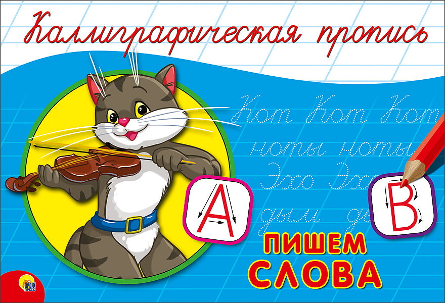 КАЛЛИГРАФИЧЕСКАЯ ПРОПИСЬ А5. album. ПИШЕМ СЛОВА