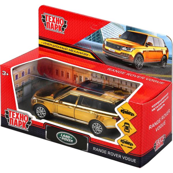 Machine en métal "range rover vogue chrome" 12 cm, ouverte, inerte, pièce dans le cor. Parc technologique en cor2*36шт