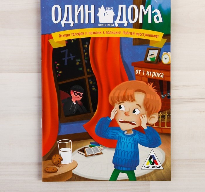 Лас Играс. 3015856 Книга-игра поисковый квест "Один дома»