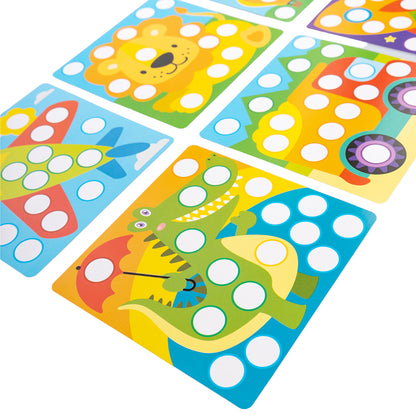 Игра развивающая Разноцветные кружочки "Большое путешествие", серия Учись, играя